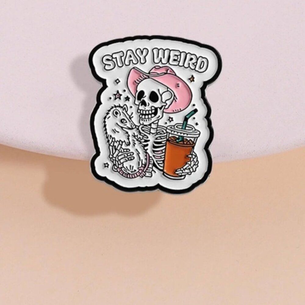 3/20 Stay Weird Enamel Pin